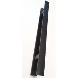 Steel black pull handle Ferro