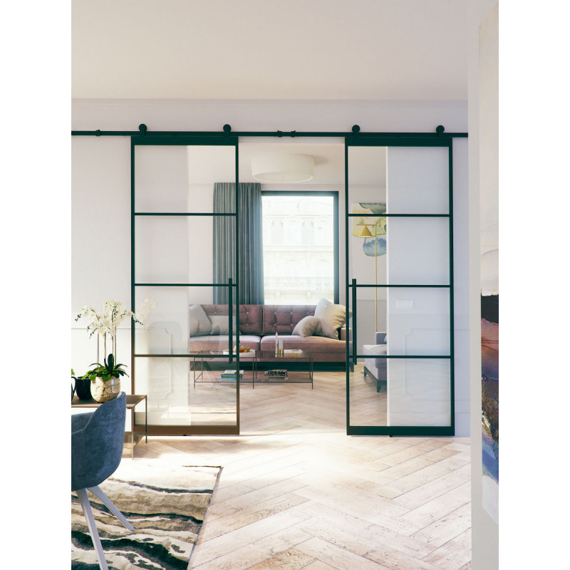 Emerald Doors Ltd  Industrial Style WK5136C Custom Made French Doors  Industrial style interior doors with a sleek modern tough and timeless  design characterised by a refined appearance and a sleek profiling
